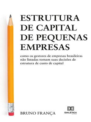 cover image of Estrutura de capital de pequenas empresas